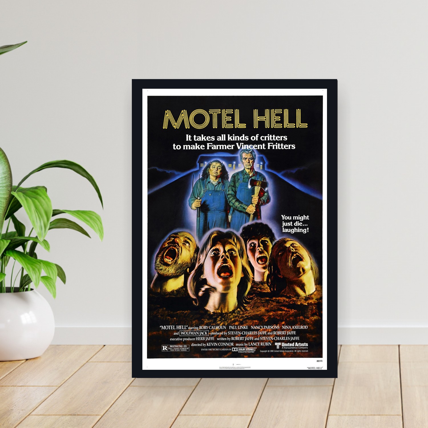 Cuadro 30x40cm Pelicula - Motel Hell (1980)