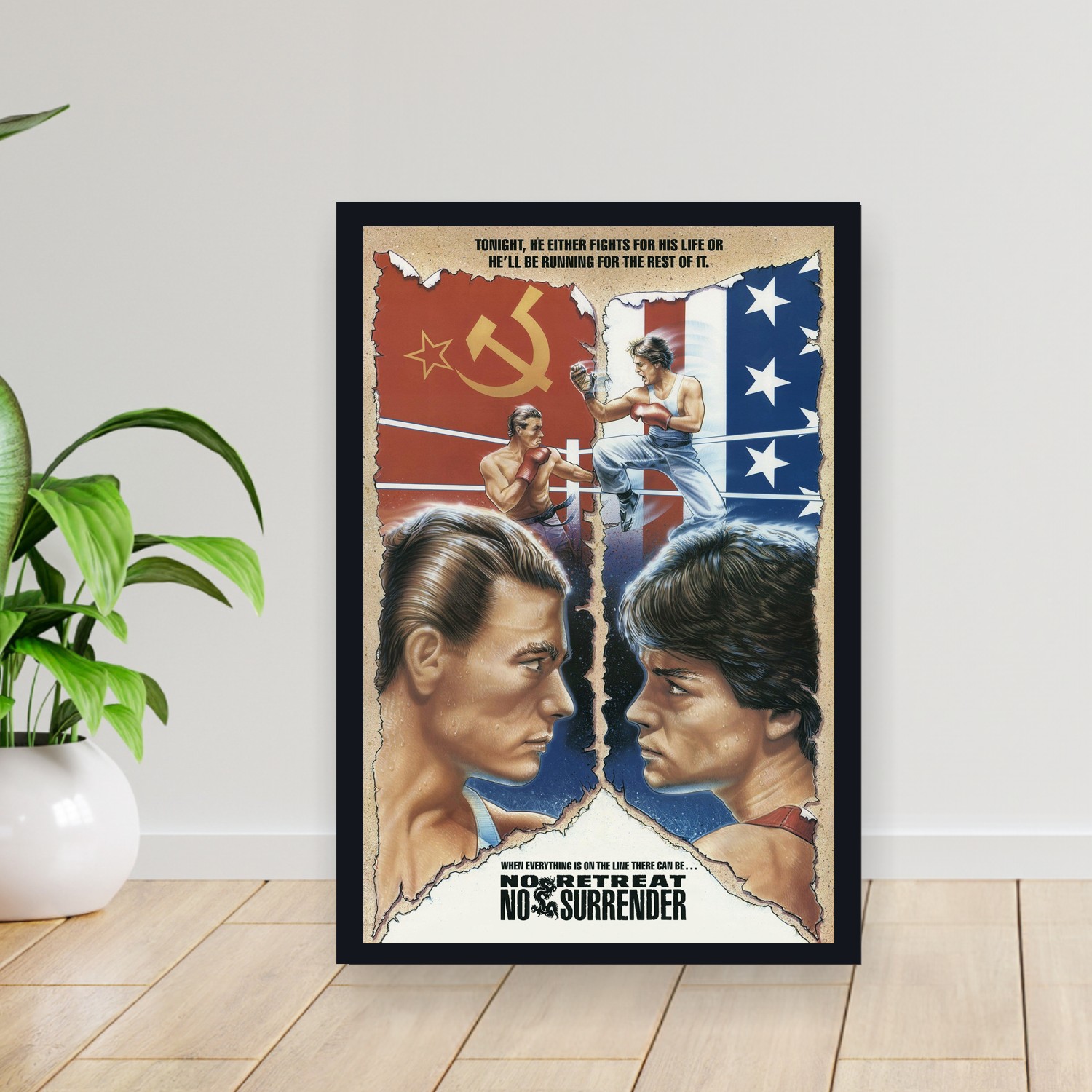Cuadro 30x40cm Pelicula - No Retreat_ No Surrender (1986)
