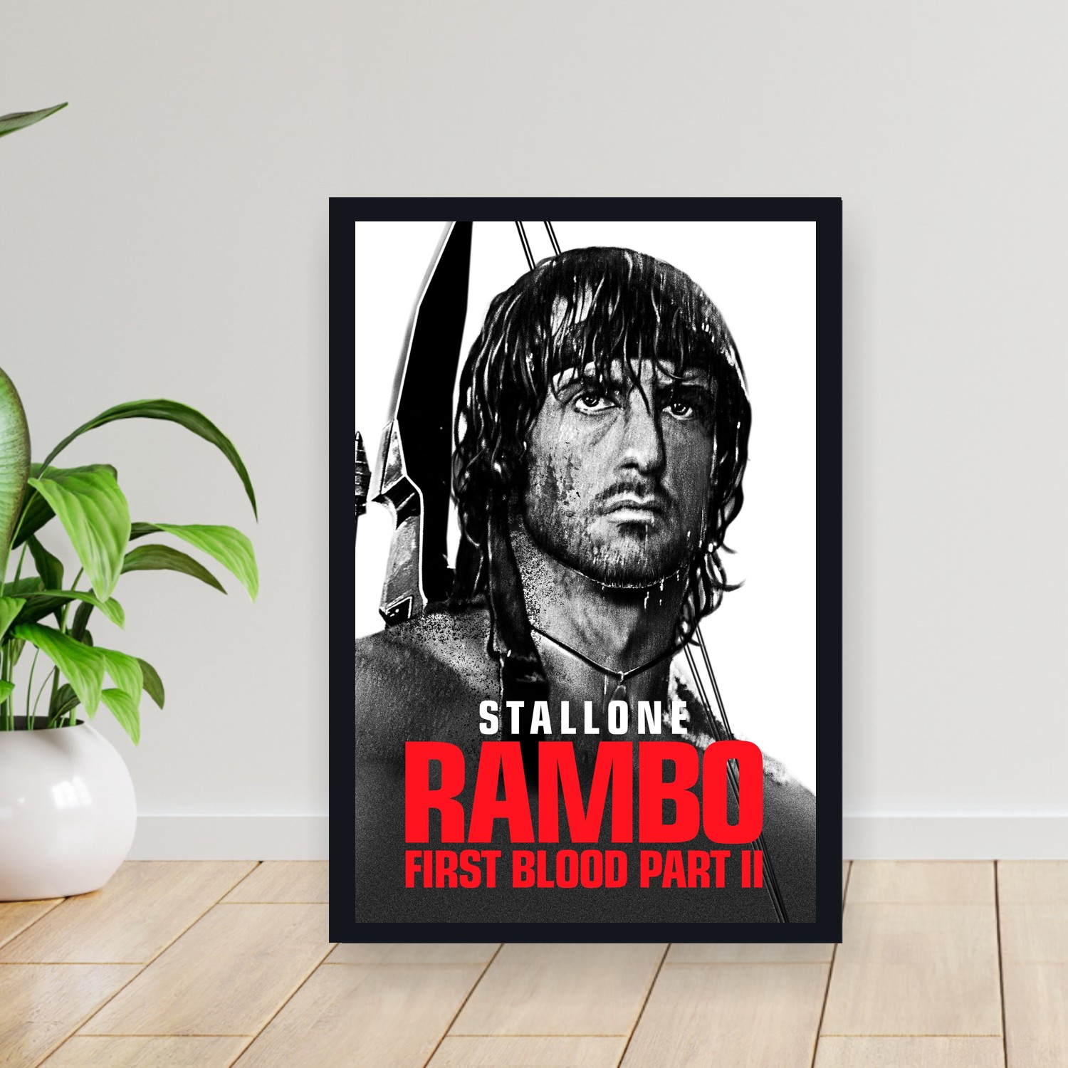 Cuadro 30x40cm Pelicula - Rambo First Blood Part II (1985)
