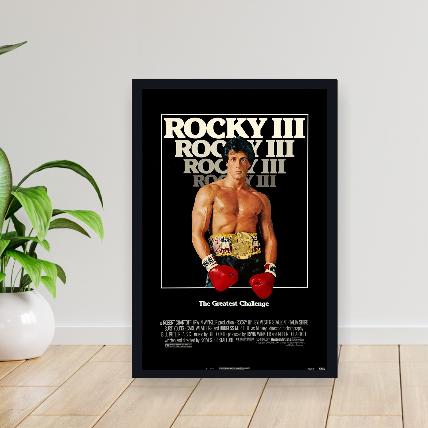 Cuadro 30x40cm Pelicula - Rocky III (1982)