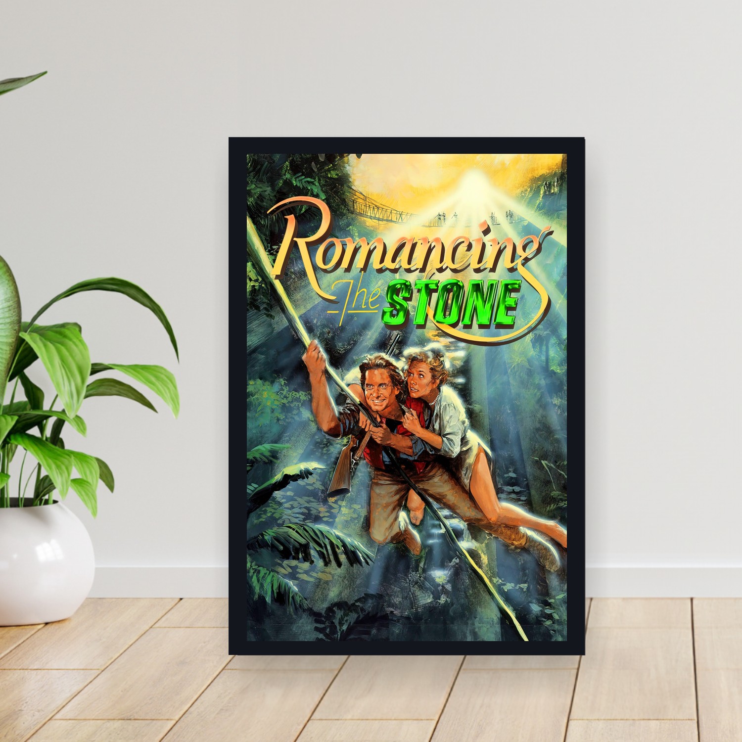 Cuadro 30x40cm Pelicula - Romancing the Stone (1984)