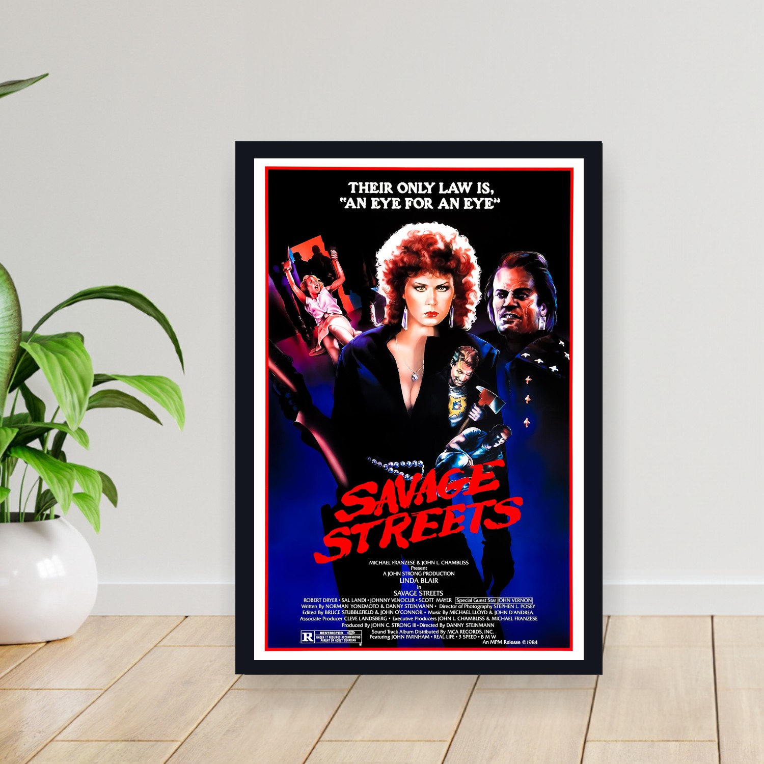 Cuadro 30x40cm Pelicula - Savage Streets (1984)