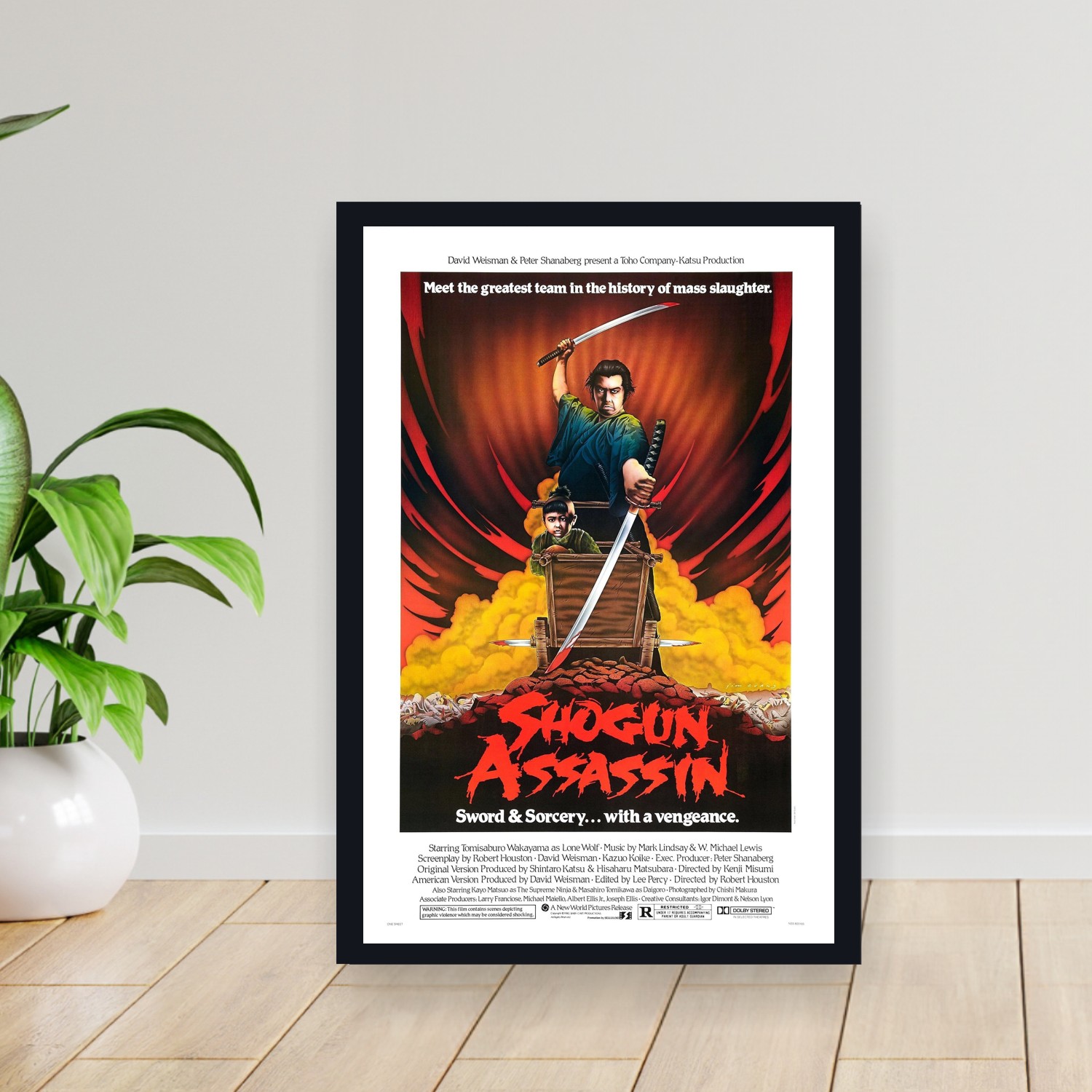 Cuadro 30x40cm Pelicula - Shogun Assassin (1980)