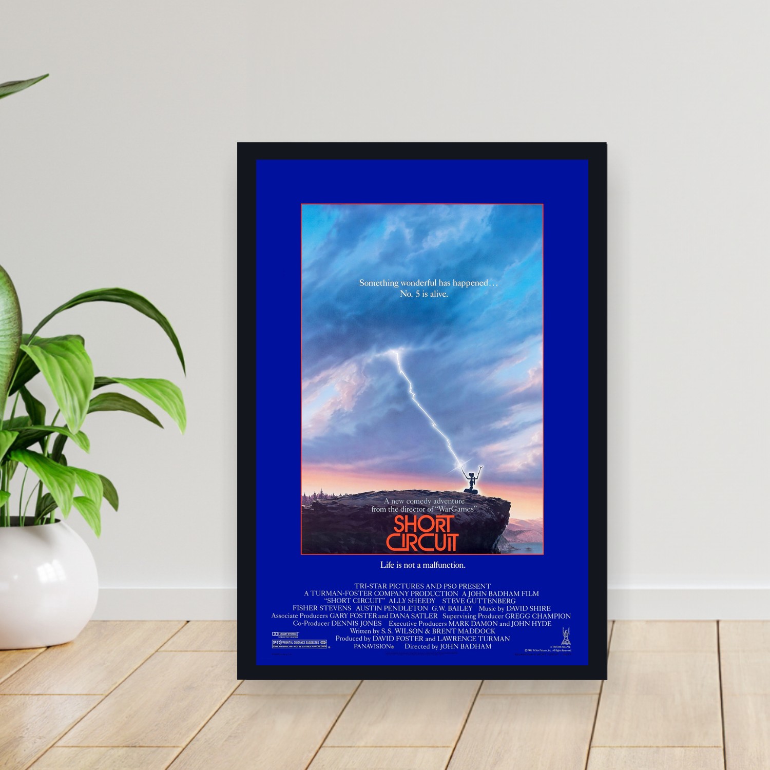 Cuadro 30x40cm Pelicula - Short Circuit (1986)