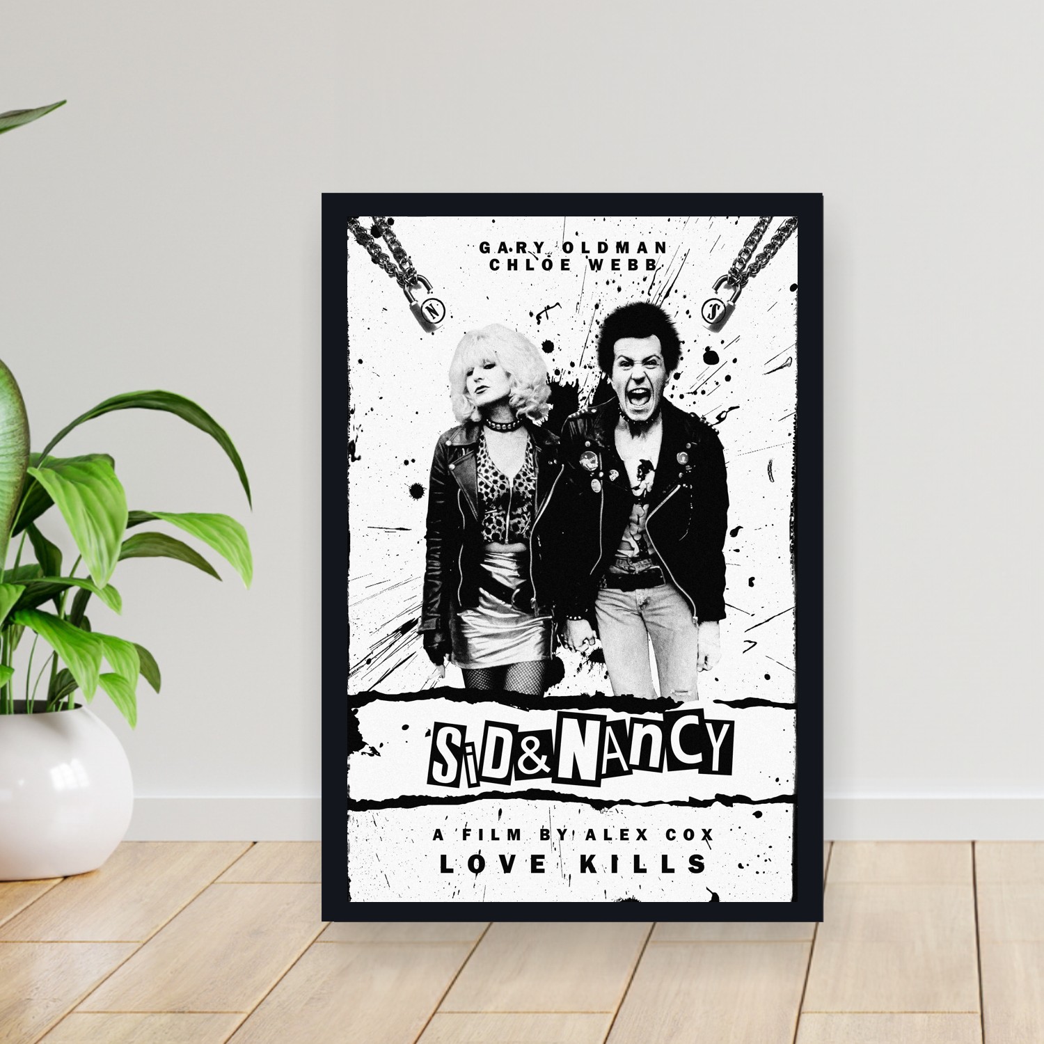 Cuadro 30x40cm Pelicula - Sid and Nancy (1986)