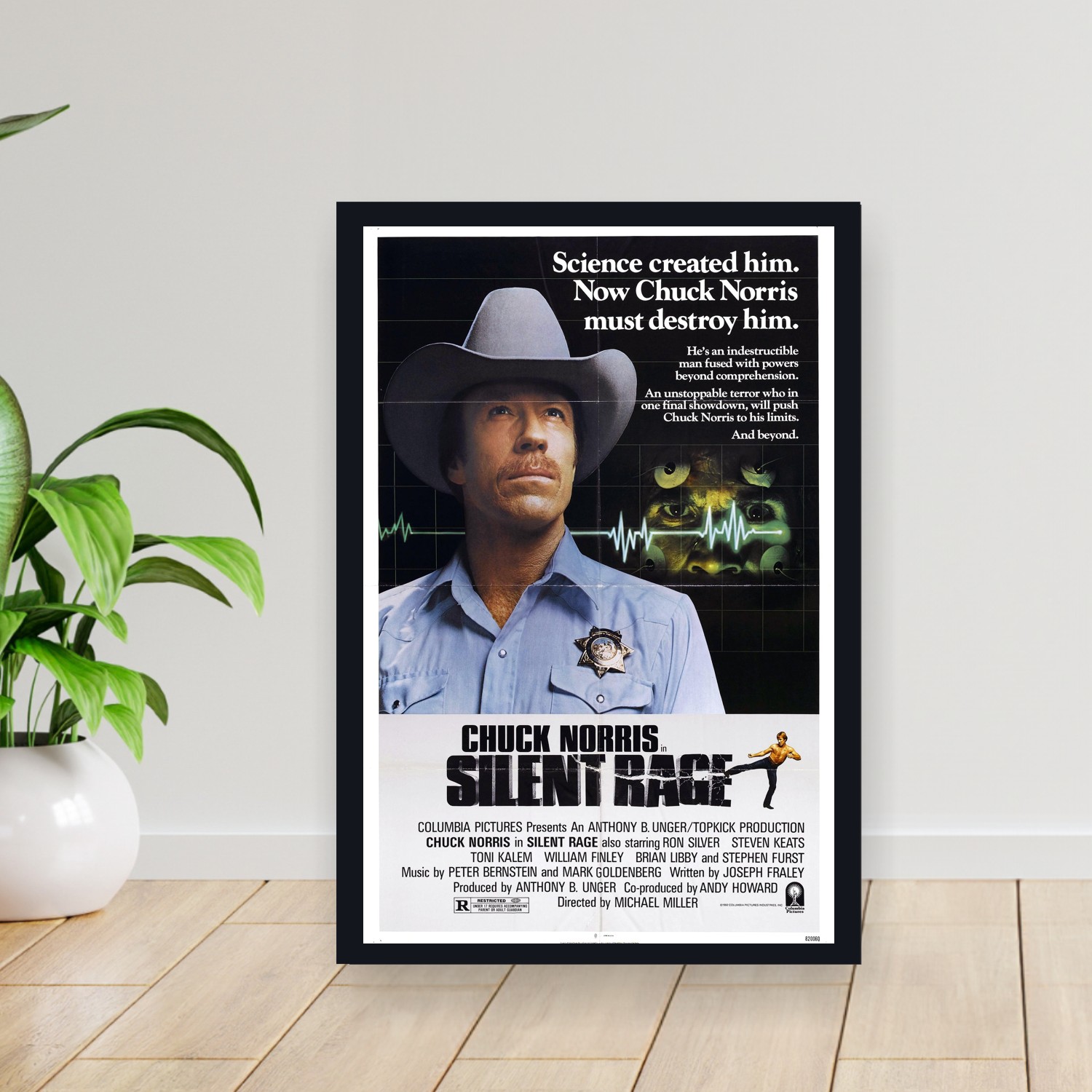 Cuadro 30x40cm Pelicula - Silent Rage (1982)