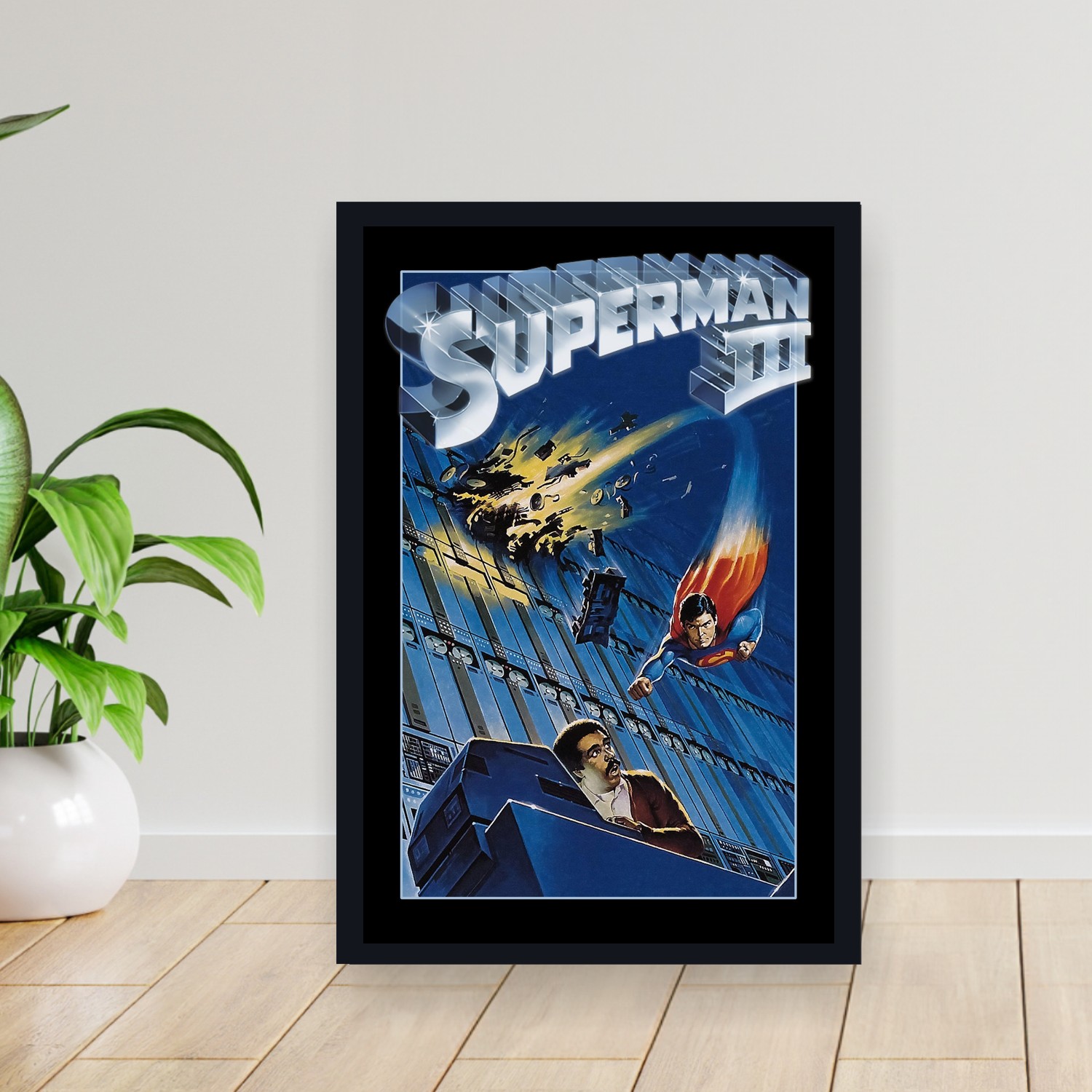 Cuadro 30x40cm Pelicula - Superman III (1983)