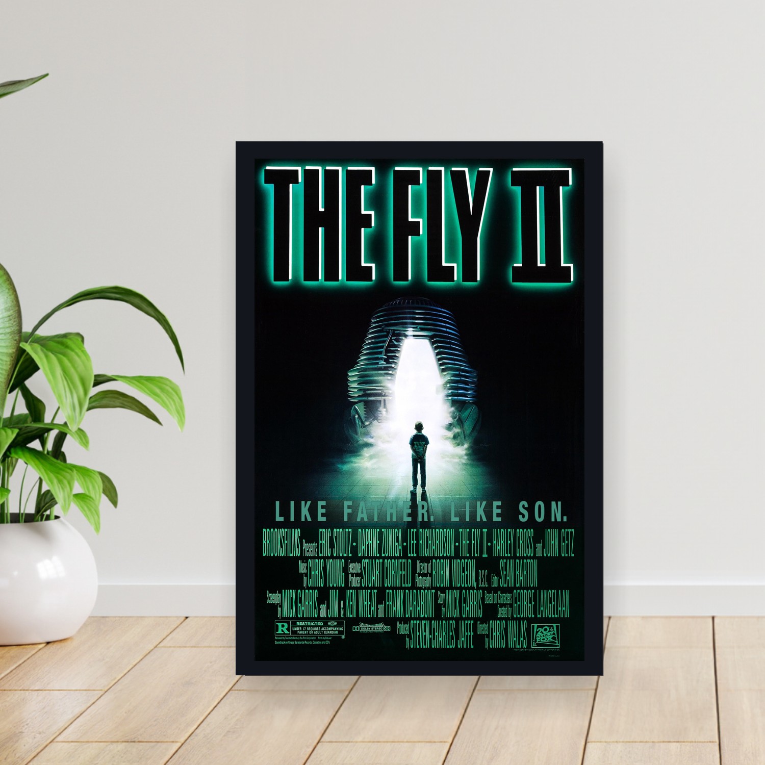Cuadro 30x40cm Pelicula - The Fly II (1989)
