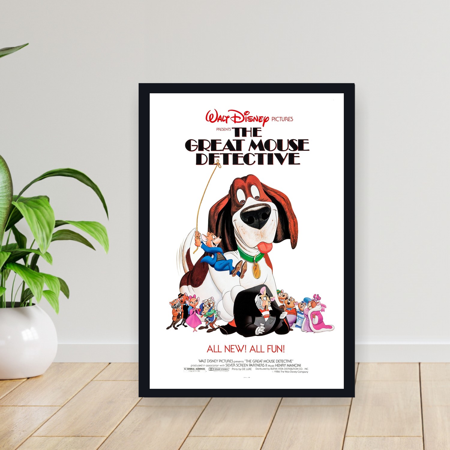 Cuadro 30x40cm Pelicula - The Great Mouse Detective (1986)