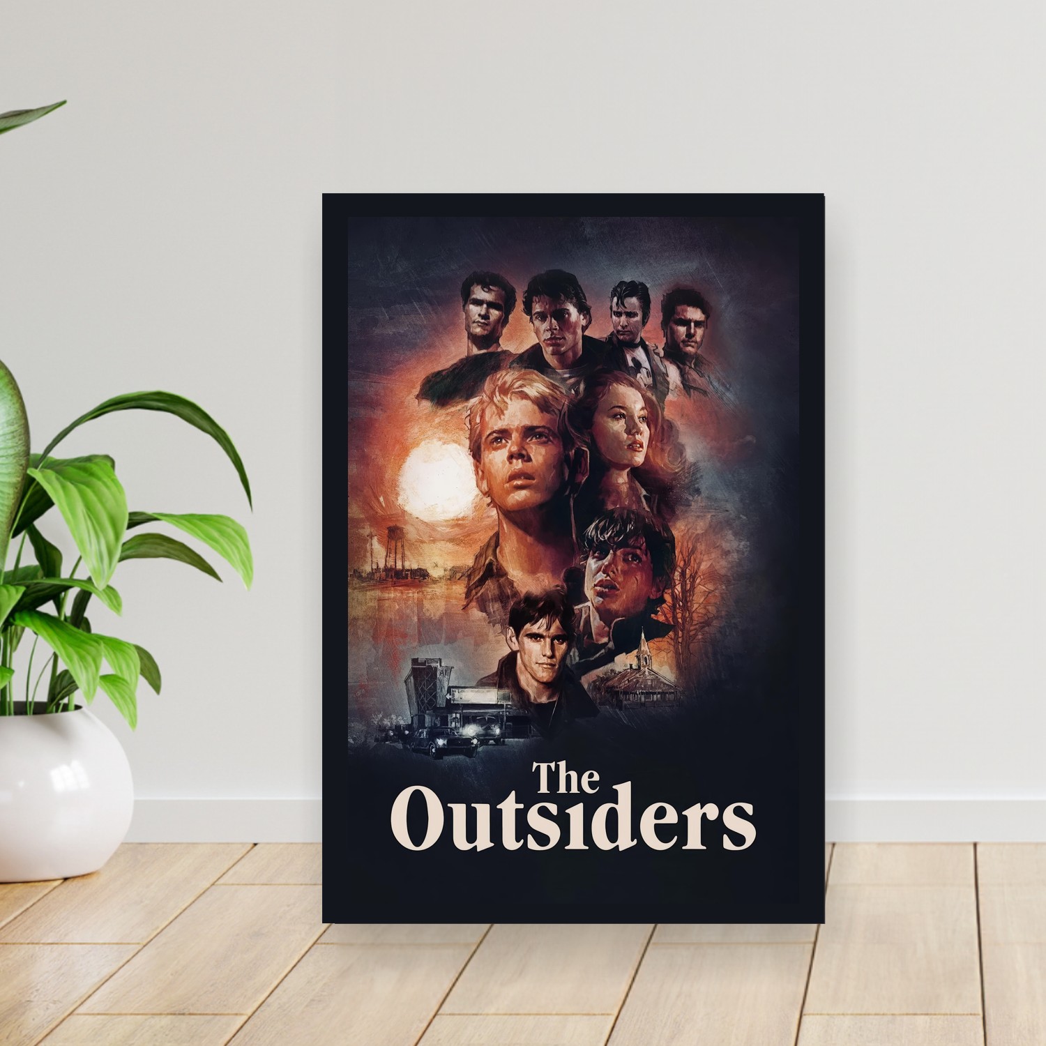 Cuadro 30x40cm Pelicula - The Outsiders (1983)