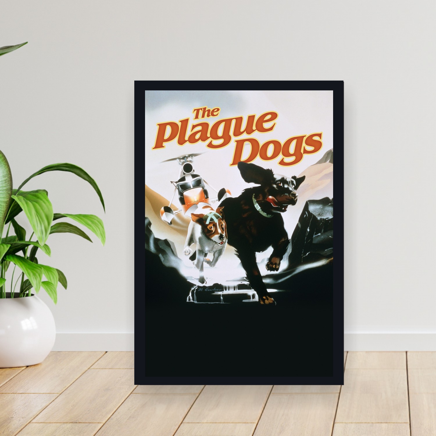 Cuadro 30x40cm Pelicula - The Plague Dogs (1982)