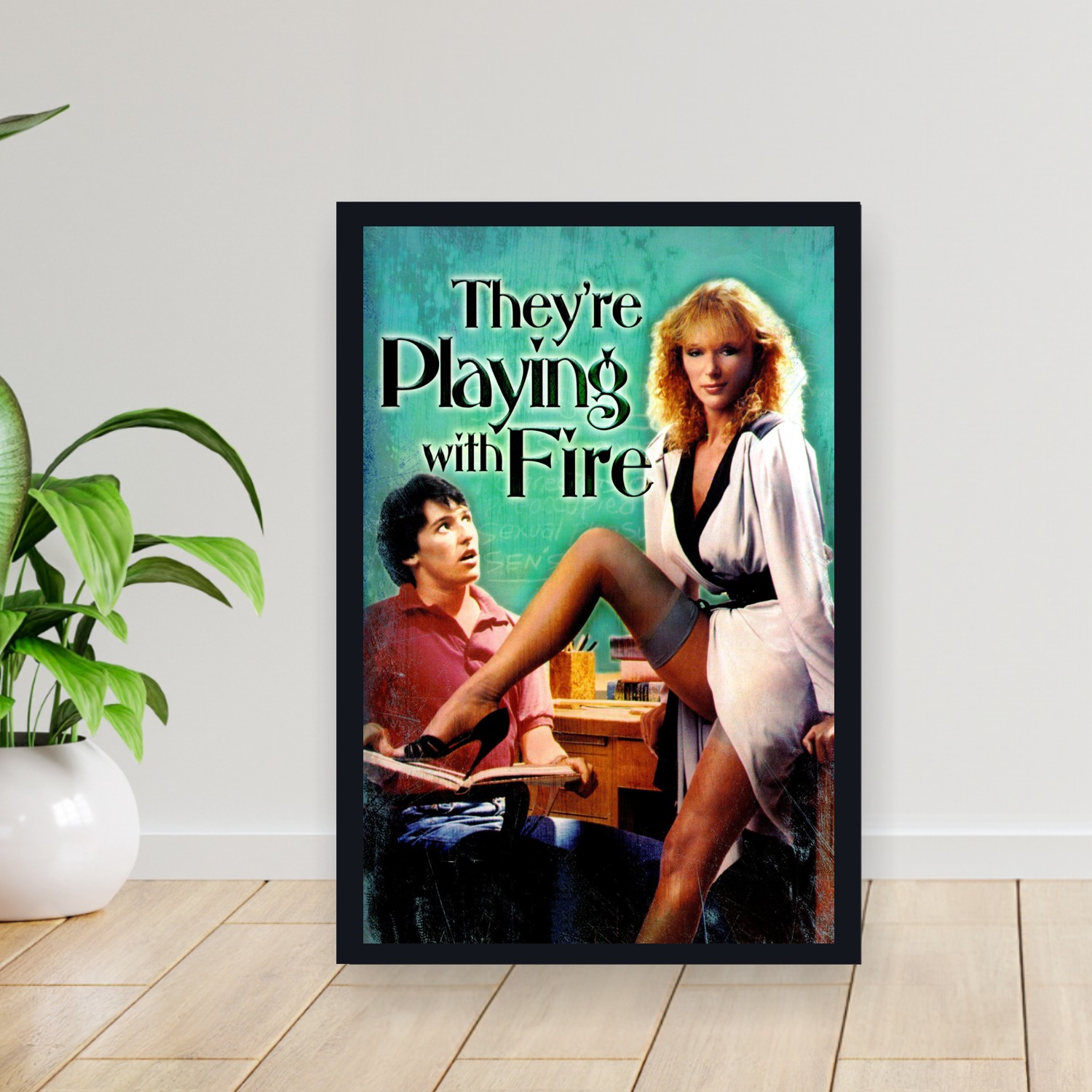 Cuadro 30x40cm Pelicula - They_re Playing with Fire (1984)