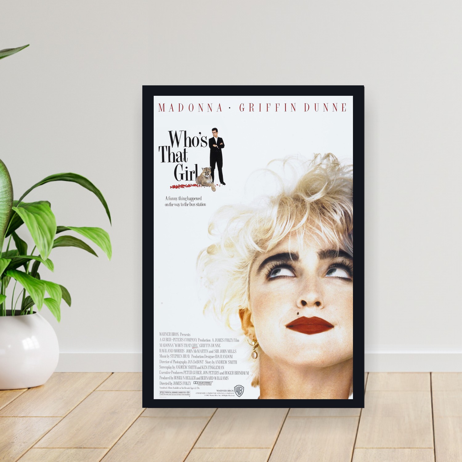 Cuadro 30x40cm Pelicula - Who_s That Girl (1987)