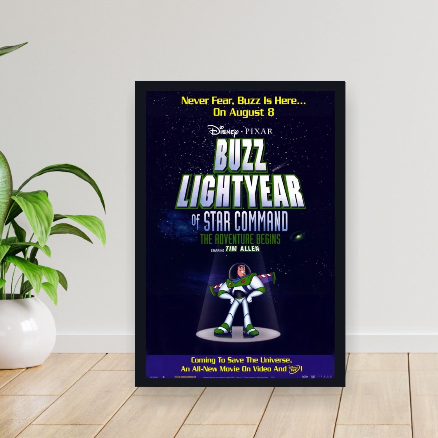 Cuadro 30x40cm Pelicula - Buzz Lightyear of Star Command The Adventure Begin