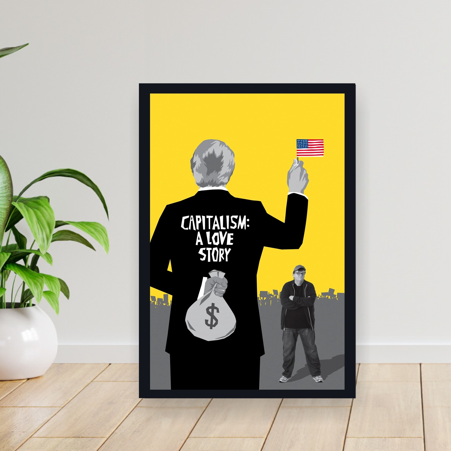 Cuadro 30x40cm Pelicula - Capitalism A Love Story (2009)
