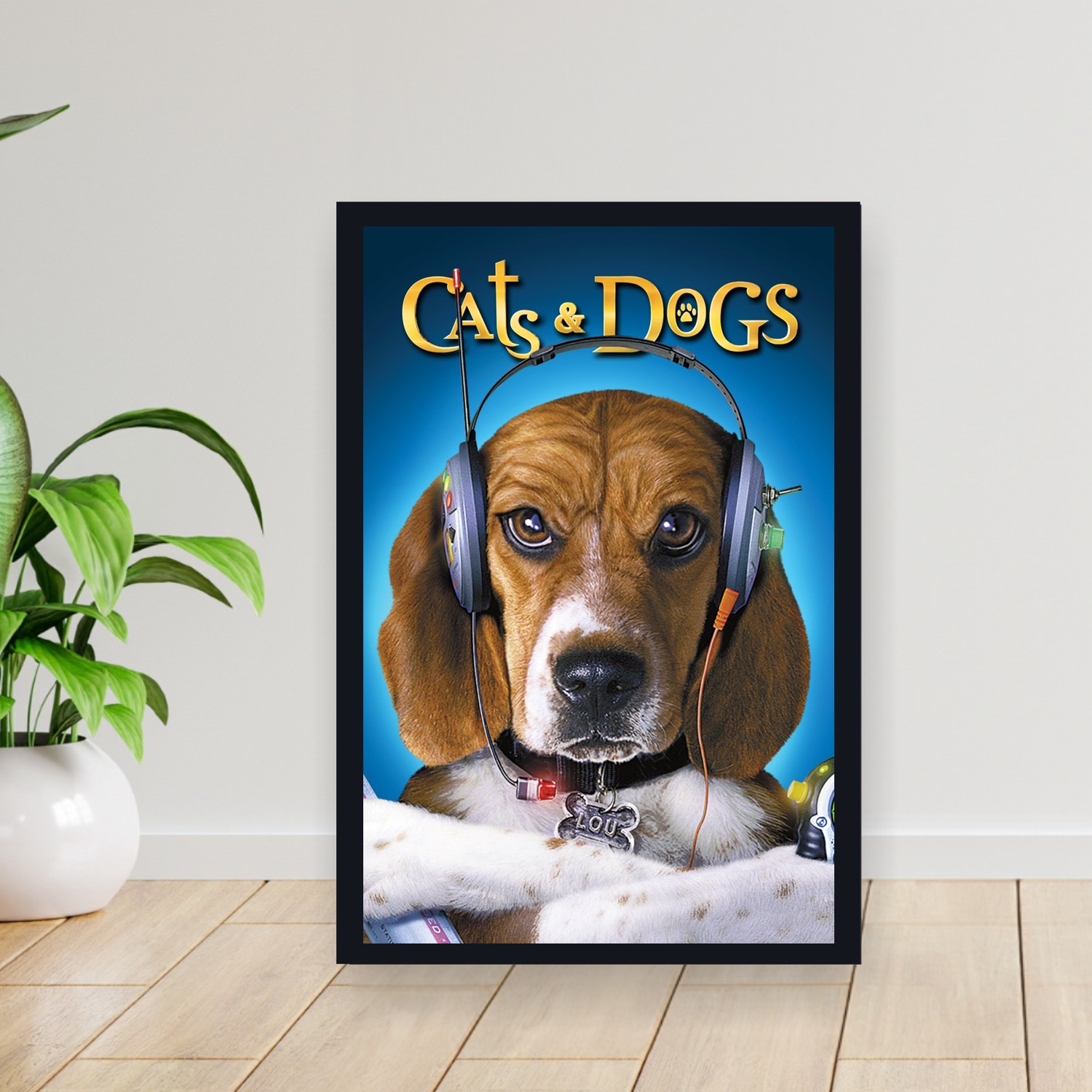 Cuadro 30x40cm Pelicula - Cats & Dogs (2001)