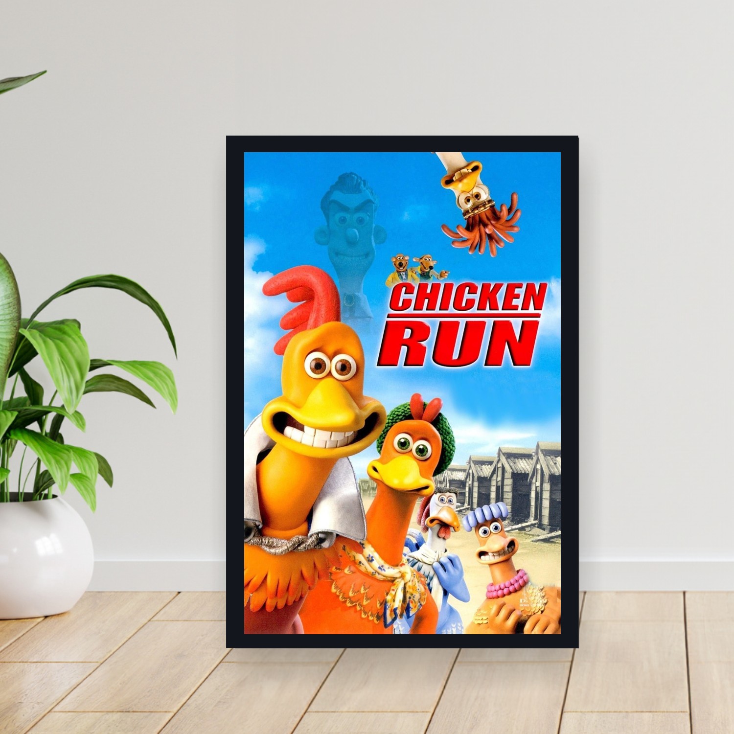 Cuadro 30x40cm Pelicula - Chicken Run (2000)