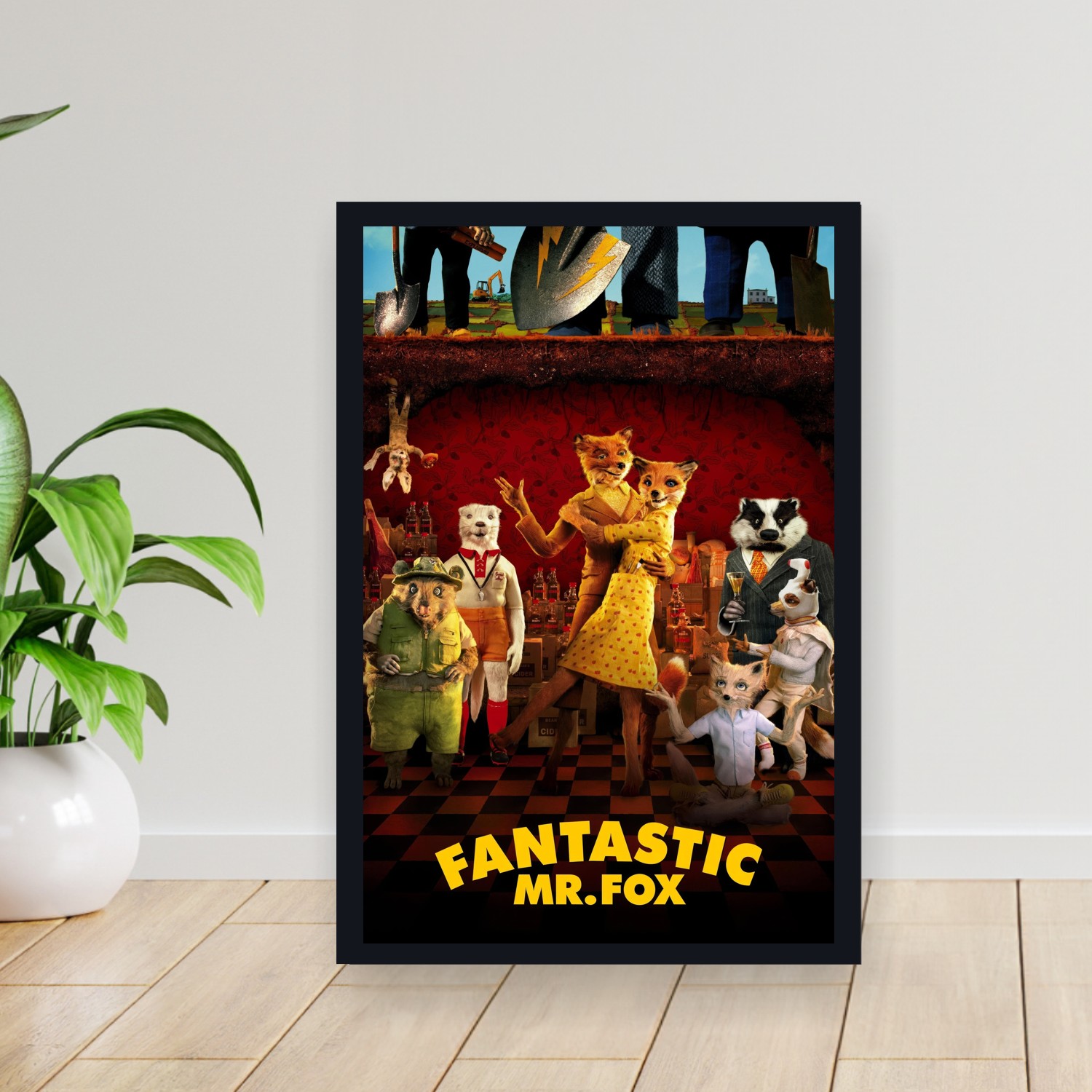Cuadro 30x40cm Pelicula - Fantastic Mr. Fox (2009)
