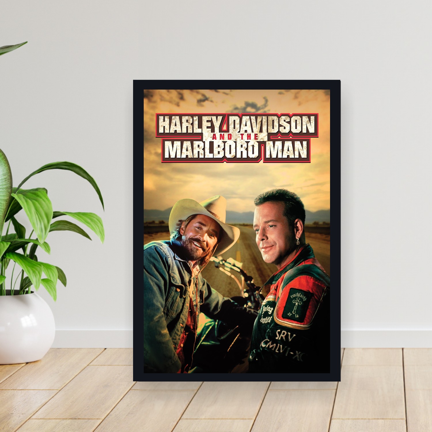 Cuadro 30x40cm Pelicula - Harley Davidson and the Marlboro Man (1991)