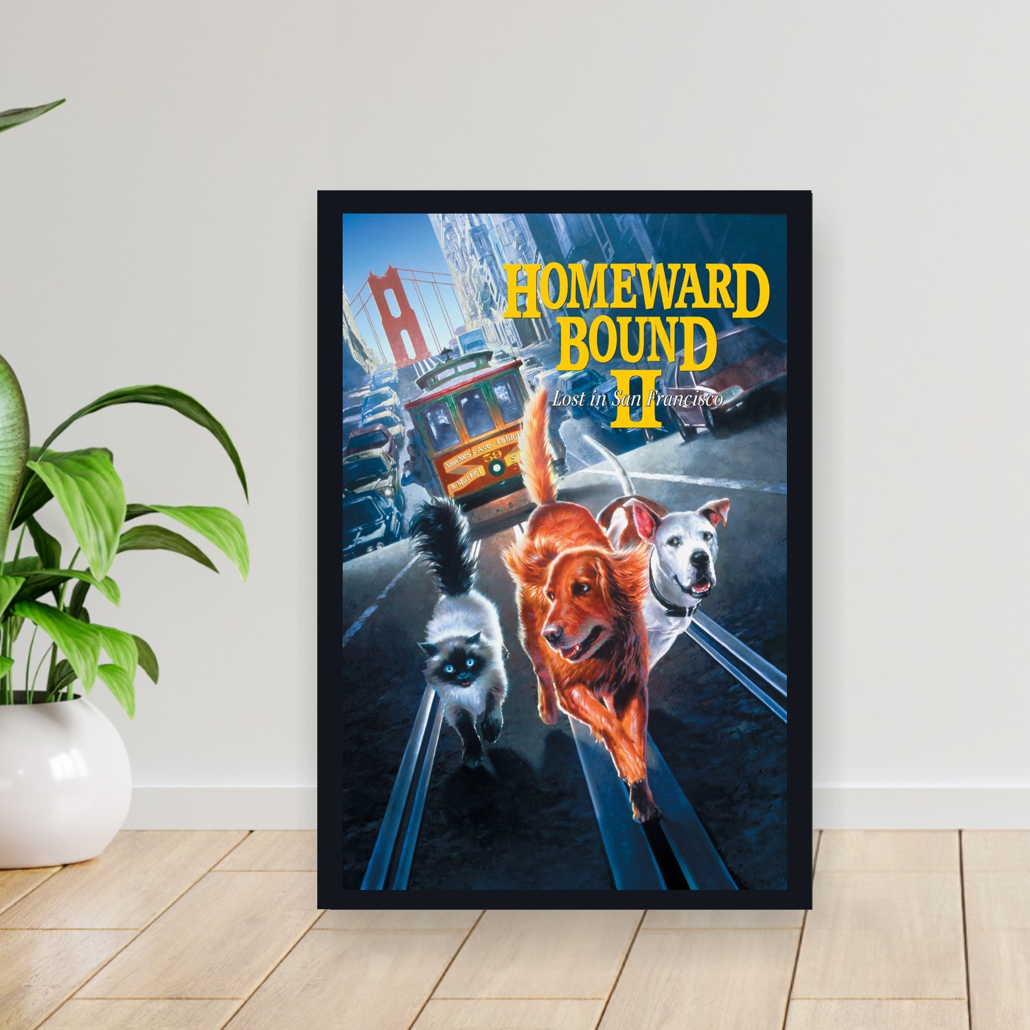 Cuadro 30x40cm Pelicula - Homeward Bound II Lost in San Francisco (1996)