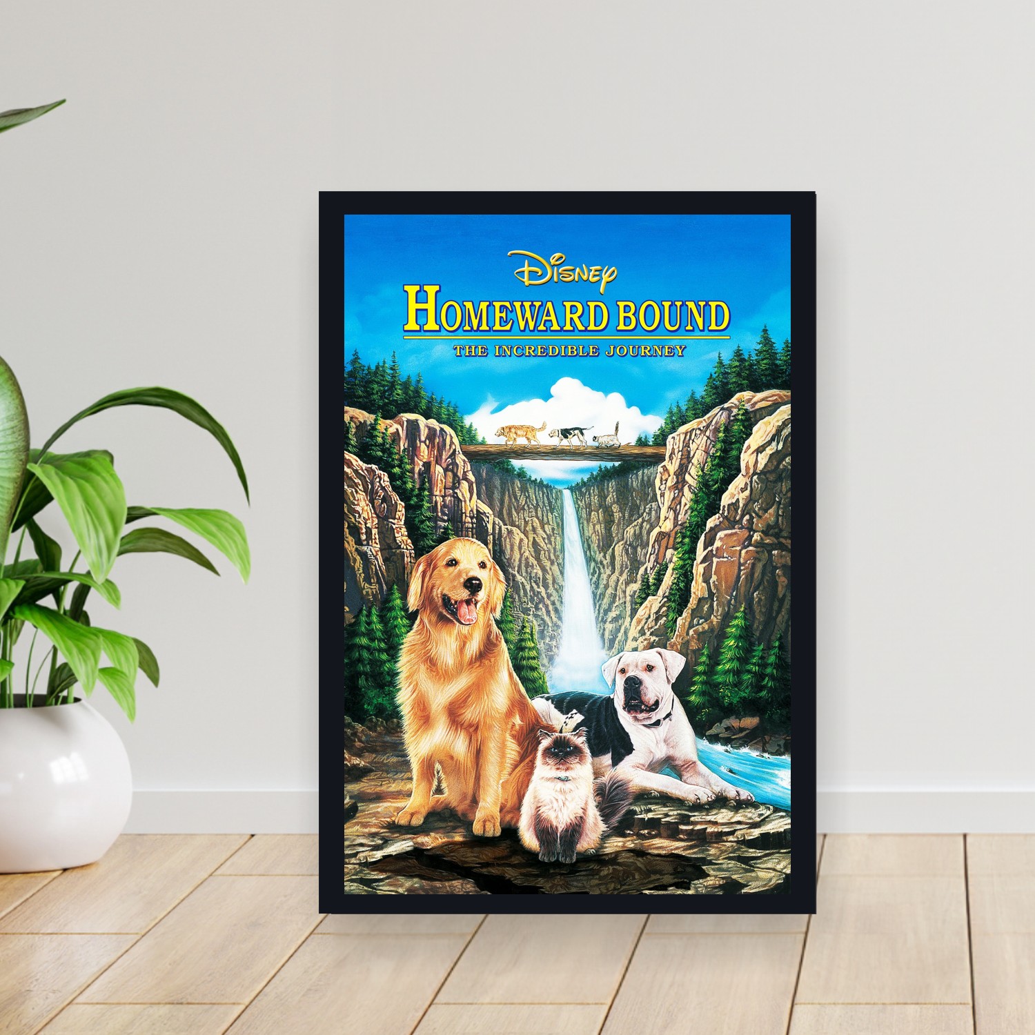 Cuadro 30x40cm Pelicula - Homeward Bound The Incredible Journey (1993)