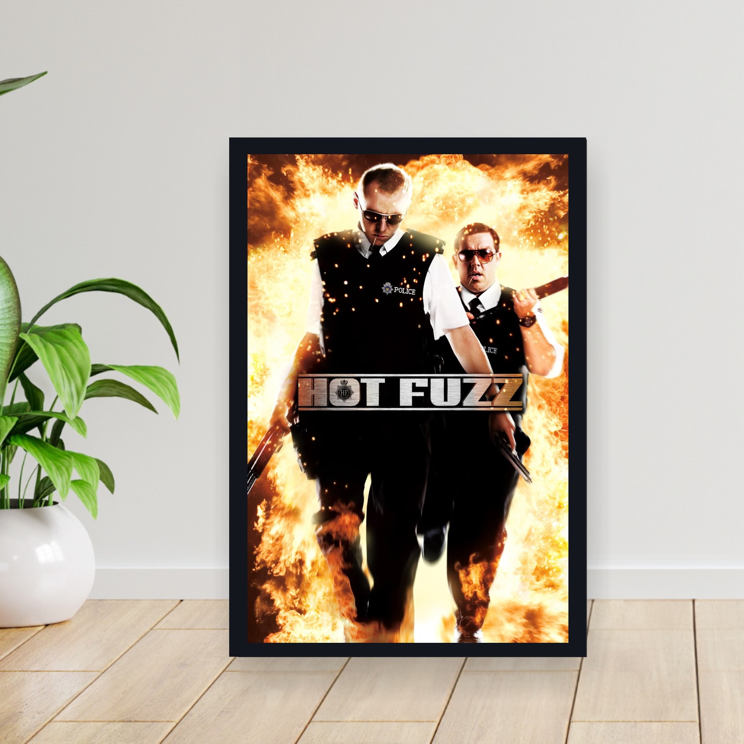 Cuadro 30x40cm Pelicula - Hot Fuzz (2007)