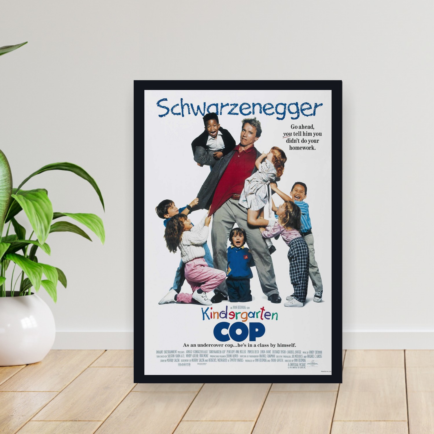 Cuadro 30x40cm Pelicula - Kindergarten Cop (1990)
