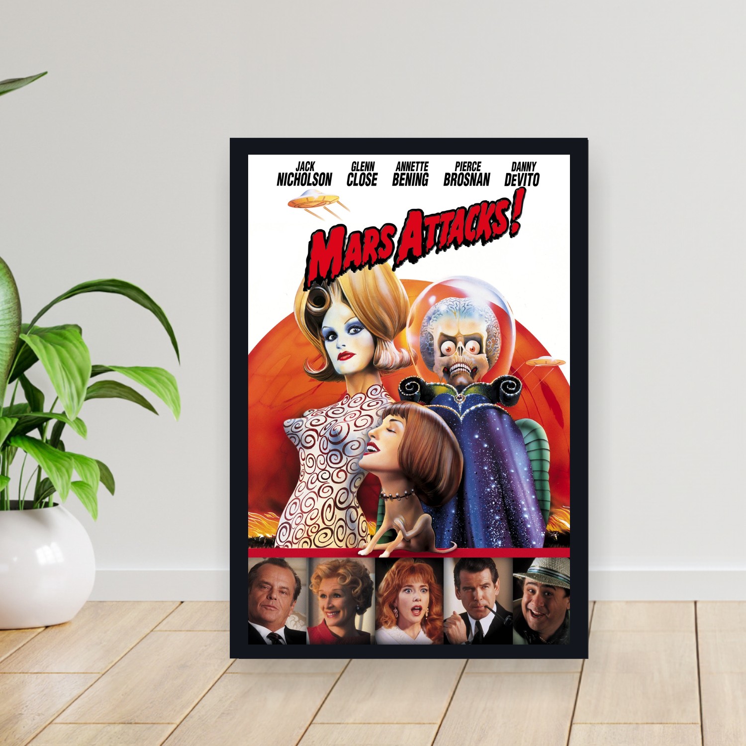 Cuadro 30x40cm Pelicula - Mars Attacks! (1996)