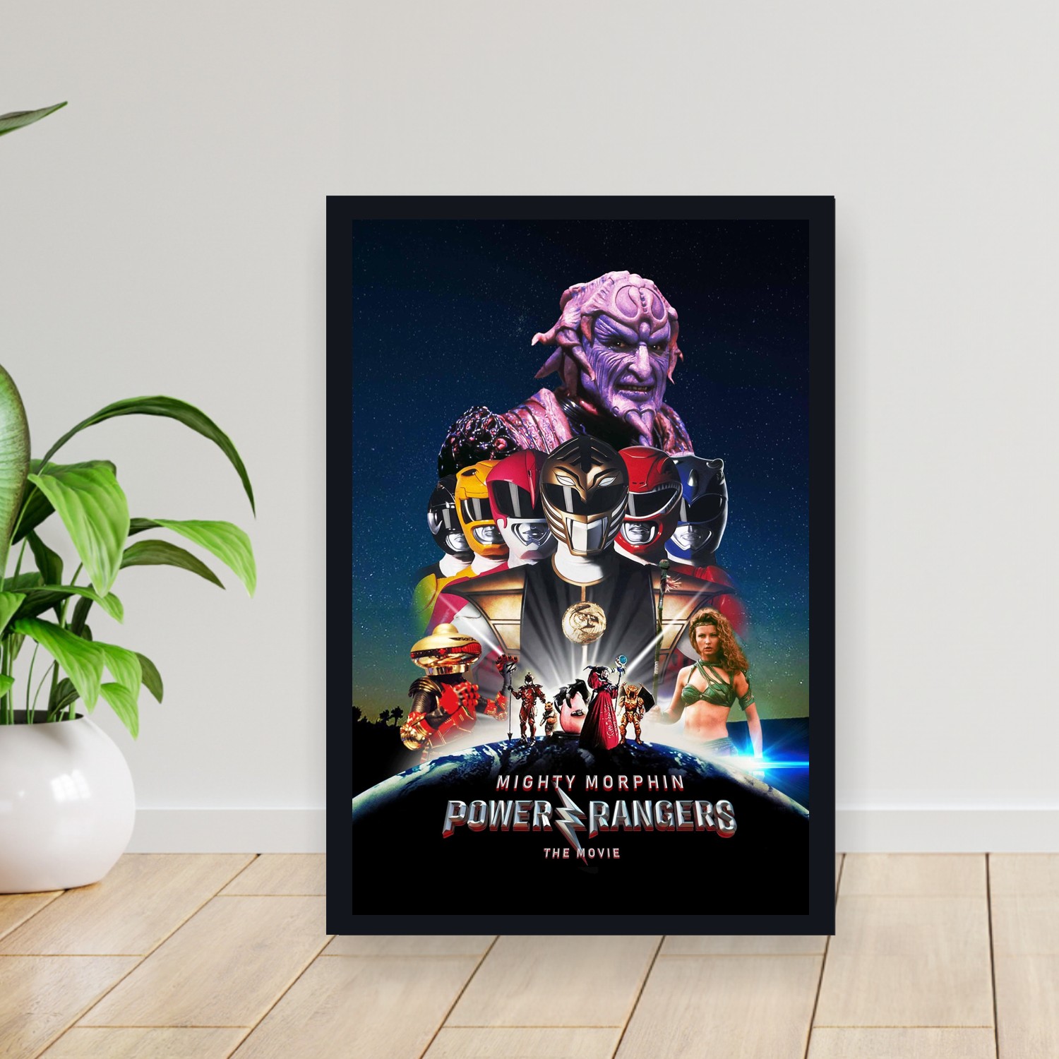 Cuadro 30x40cm Pelicula - Mighty Morphin Power Rangers The Movie (1995)