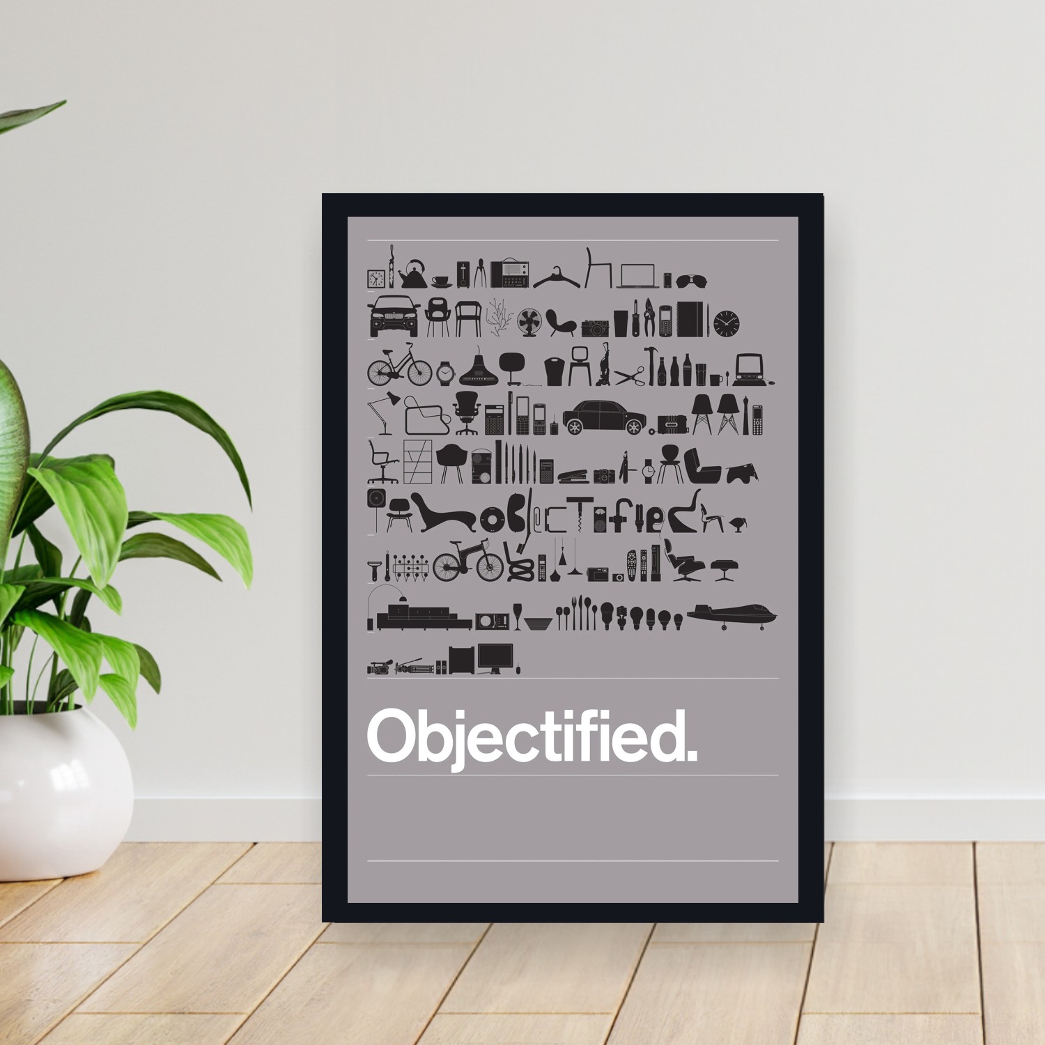 Cuadro 30x40cm Pelicula - Objectified (2009)