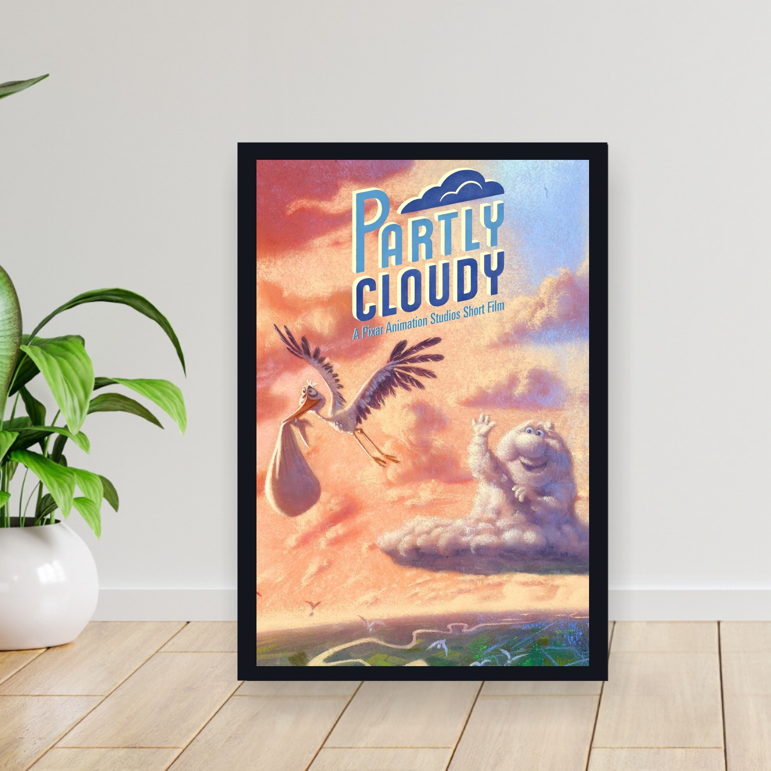 Cuadro 30x40cm Pelicula - Partly Cloudy (2009)