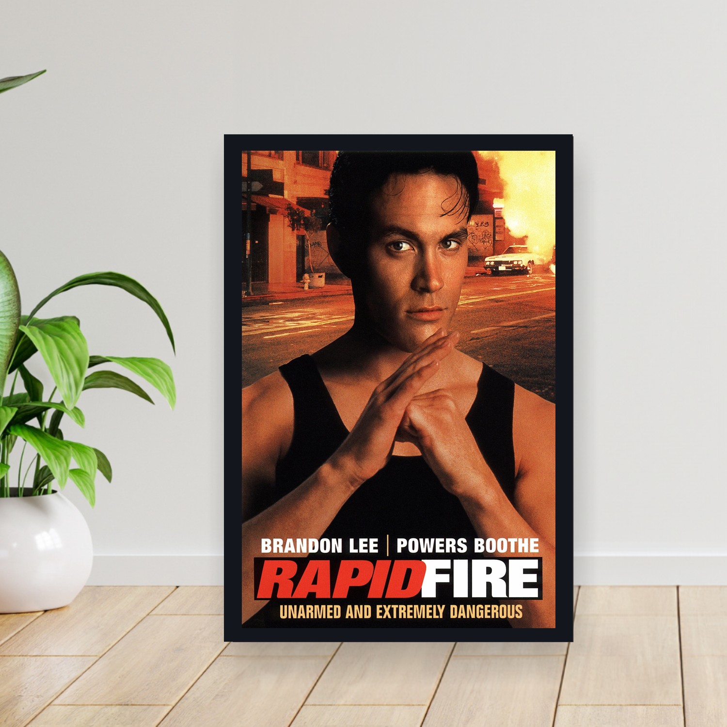 Cuadro 30x40cm Pelicula - Rapid Fire (1992)
