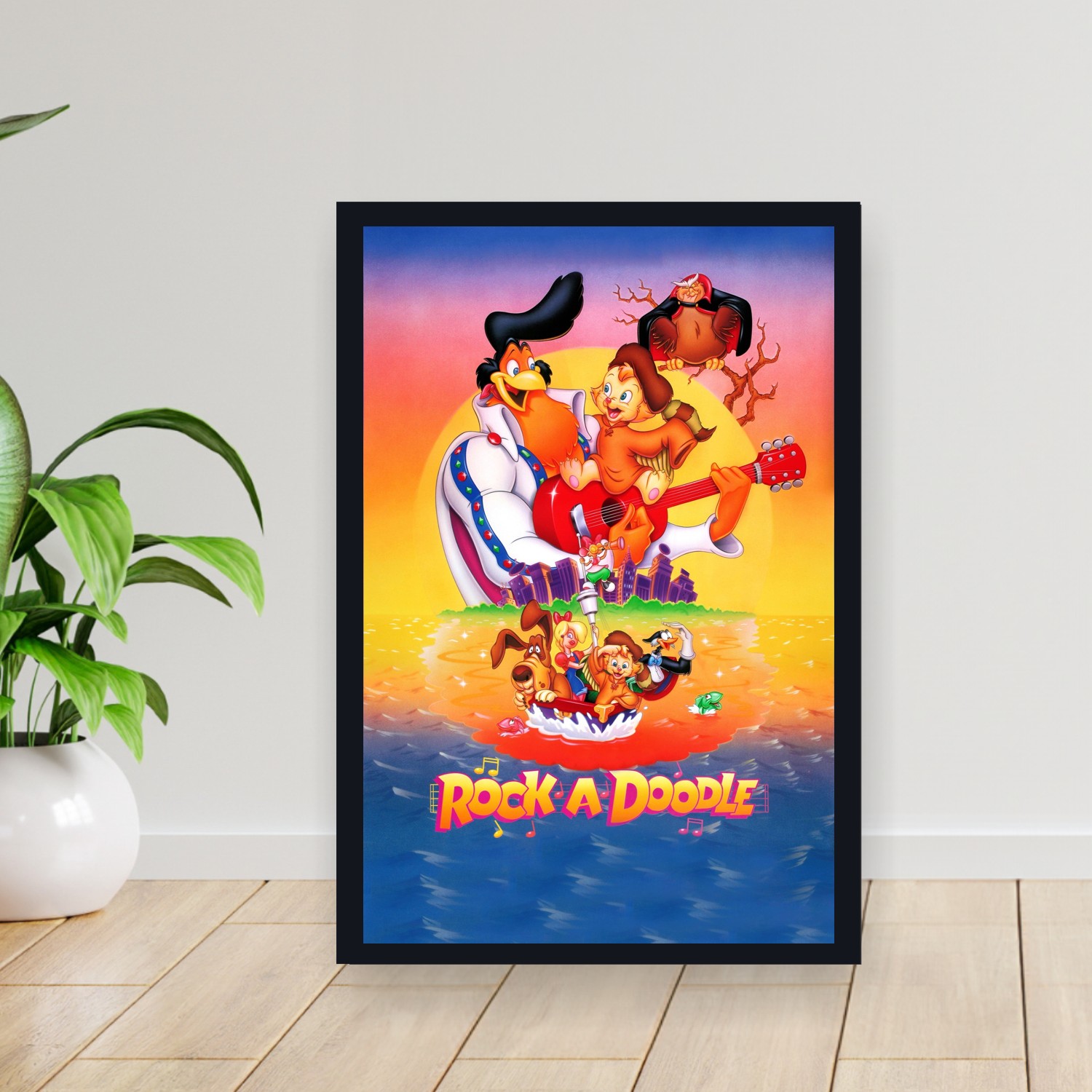 Cuadro 30x40cm Pelicula - Rock A Doodle (1991)