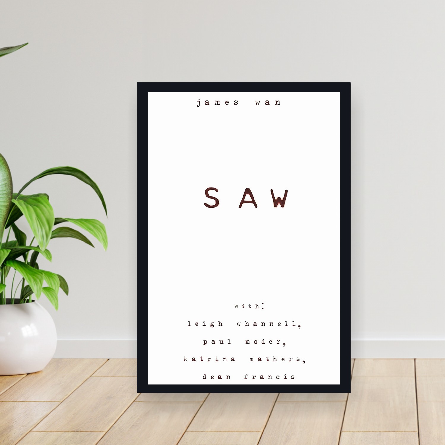 Cuadro 30x40cm Pelicula - Saw (2003)