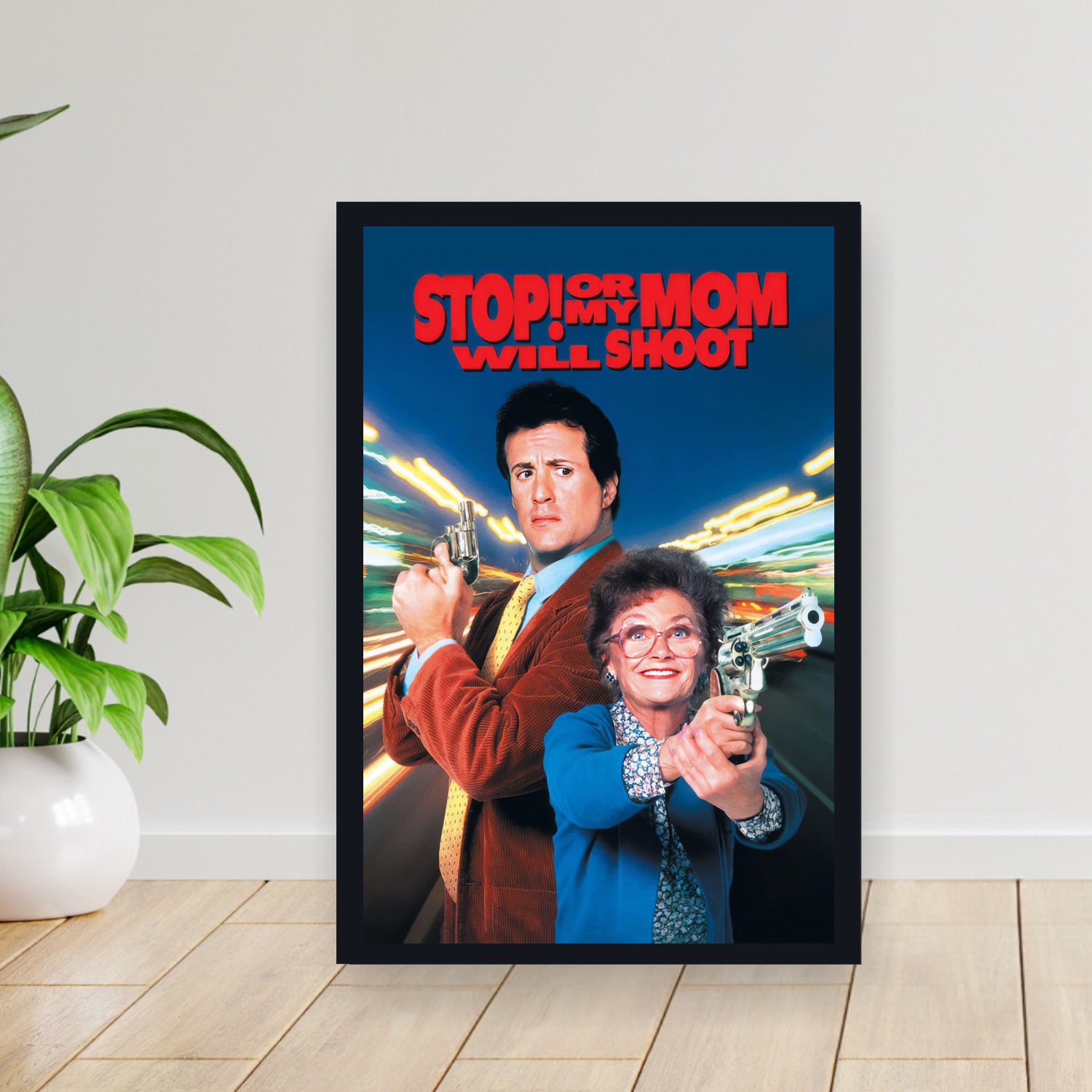Cuadro 30x40cm Pelicula - Stop! Or My Mom Will Shoot (1992)