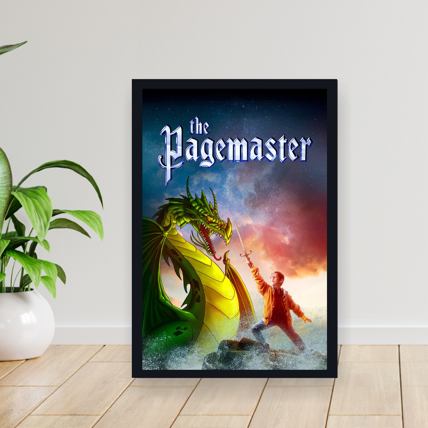 Cuadro 30x40cm Pelicula - The Pagemaster (1994)