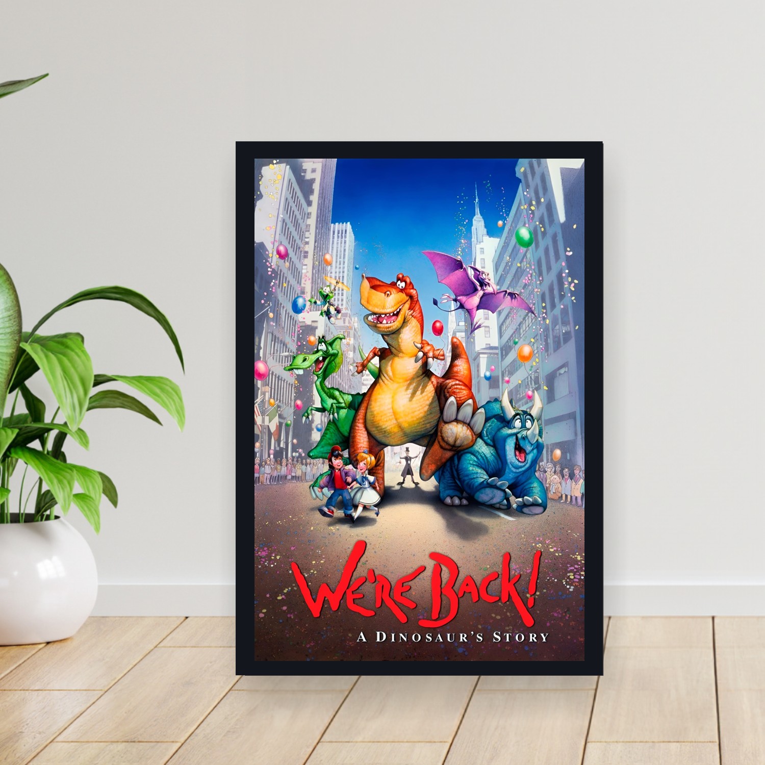 Cuadro 30x40cm Pelicula - We_re Back! A Dinosaur_s Story (1993)