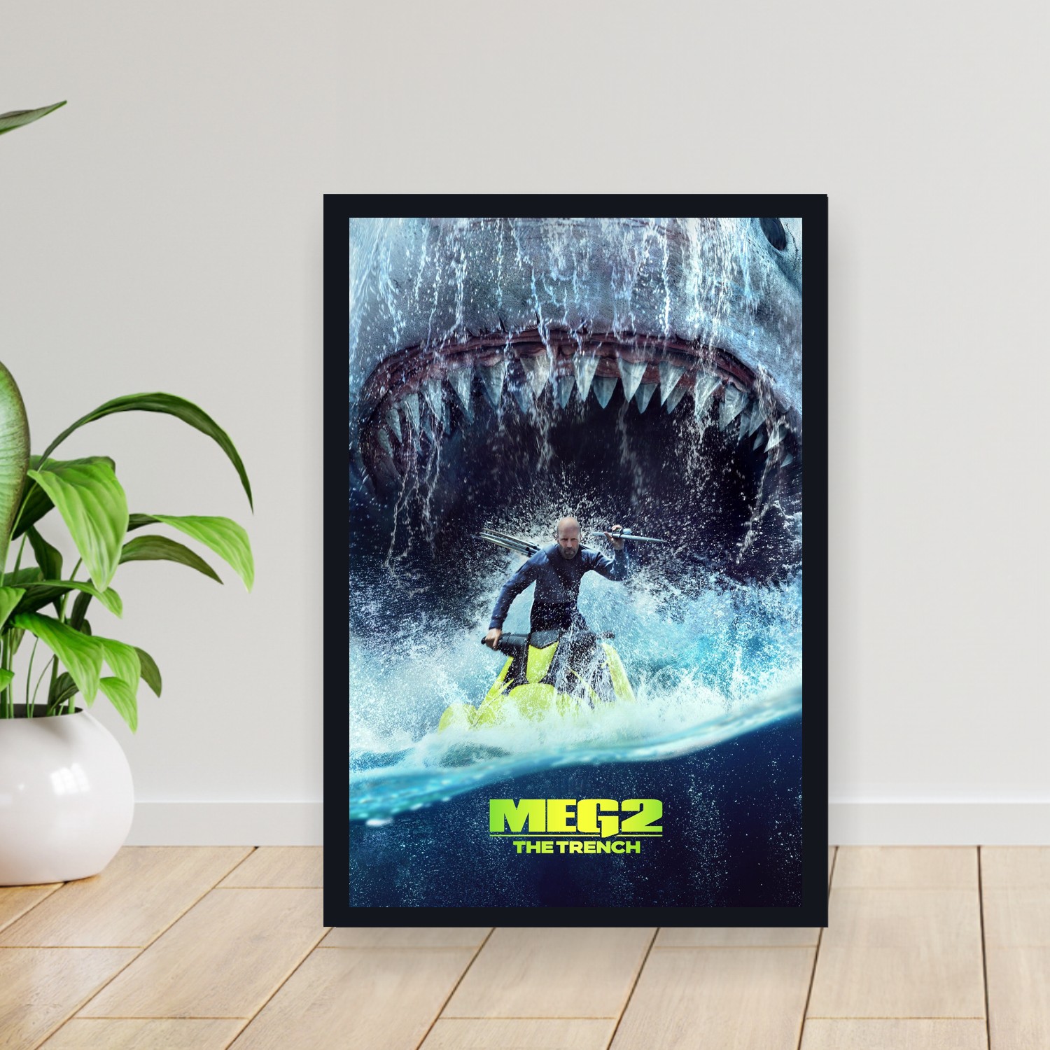 Cuadro 30x40cm Pelicula - Meg 2 The Trench (2023)