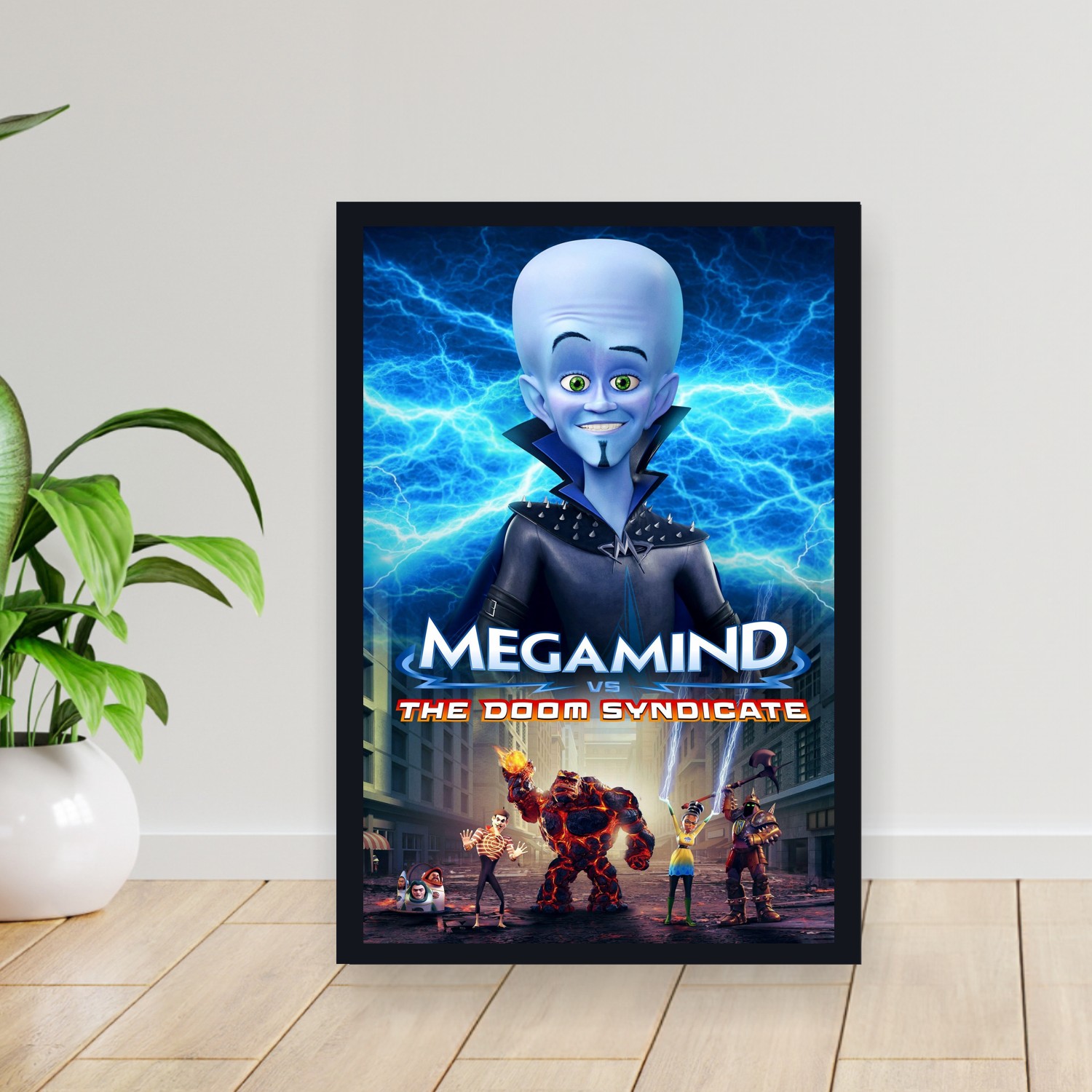 Cuadro 30x40cm Pelicula - Megamind vs. the Doom Syndicate (2024)