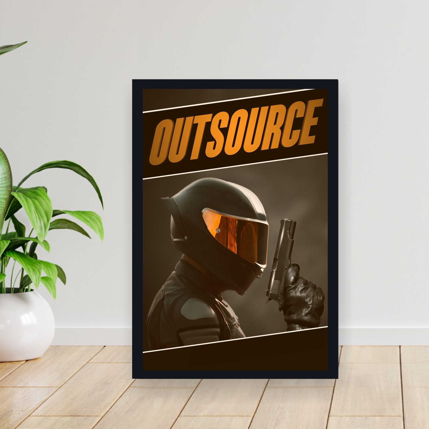 Cuadro 30x40cm Pelicula - Outsource (2022)