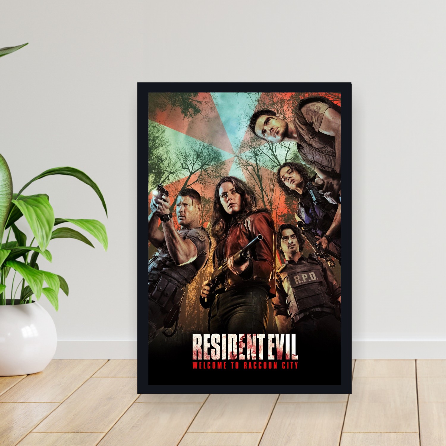 Cuadro 30x40cm Pelicula - Resident Evil Welcome to Raccoon City (2021)