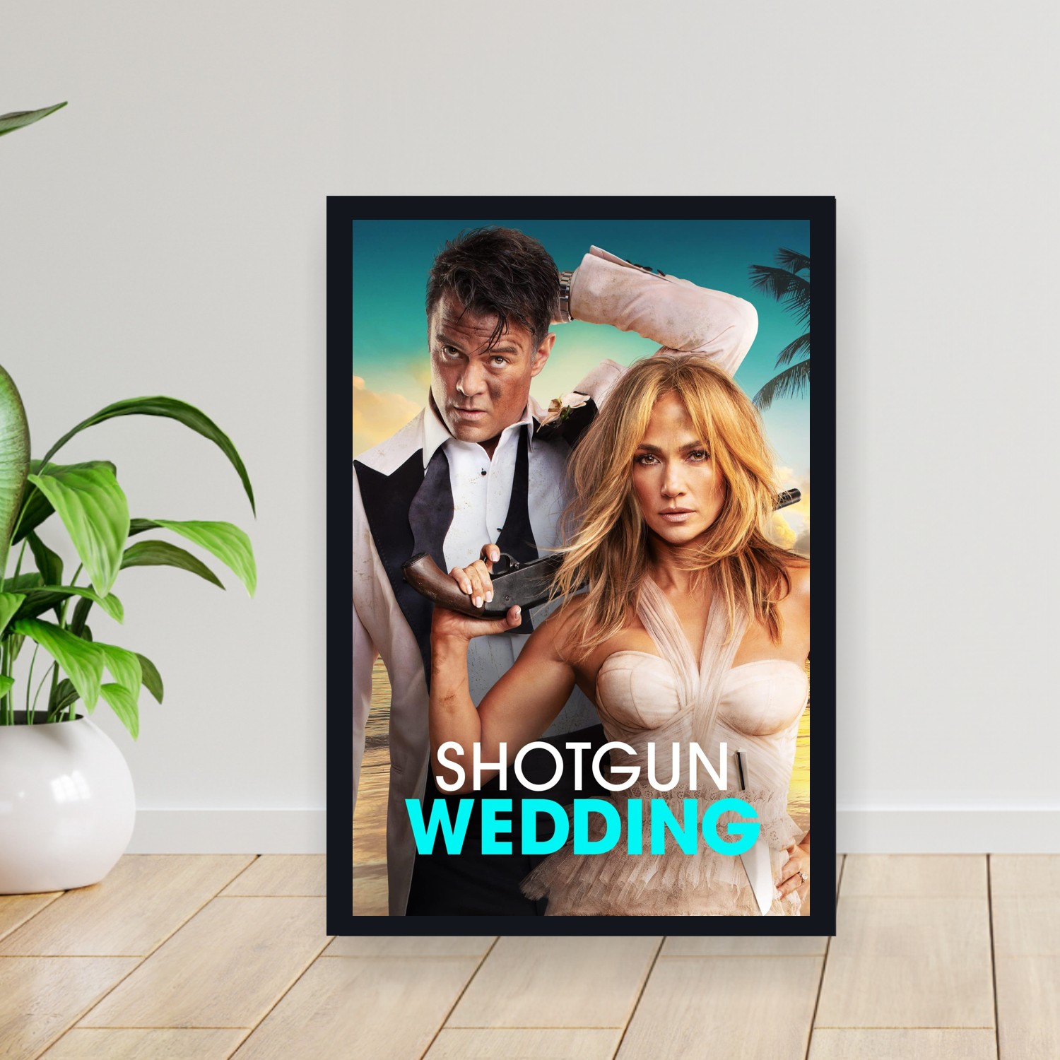 Cuadro 30x40cm Pelicula - Shotgun Wedding (2022)