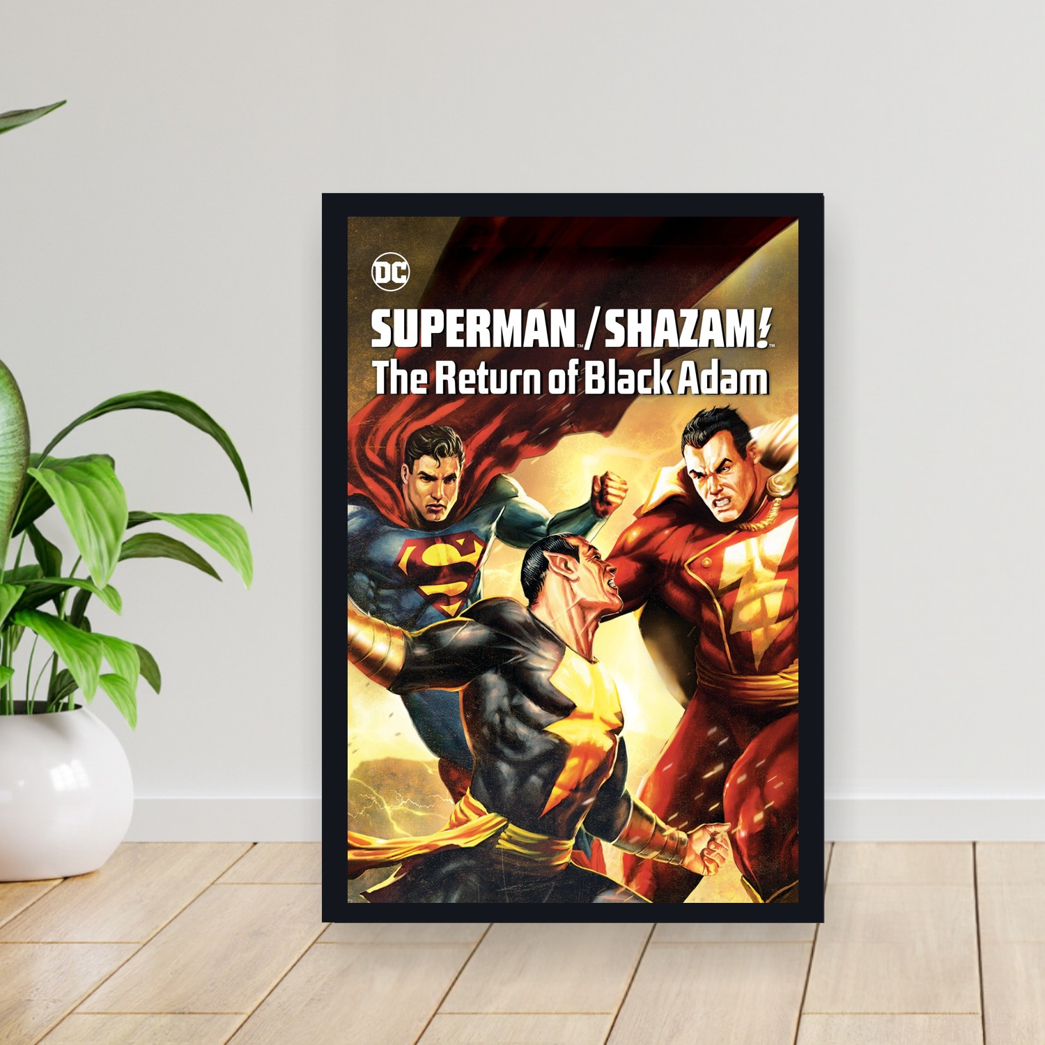 Cuadro 30x40cm Pelicula - SupermanShazam! The Return of Black Adam (2010)