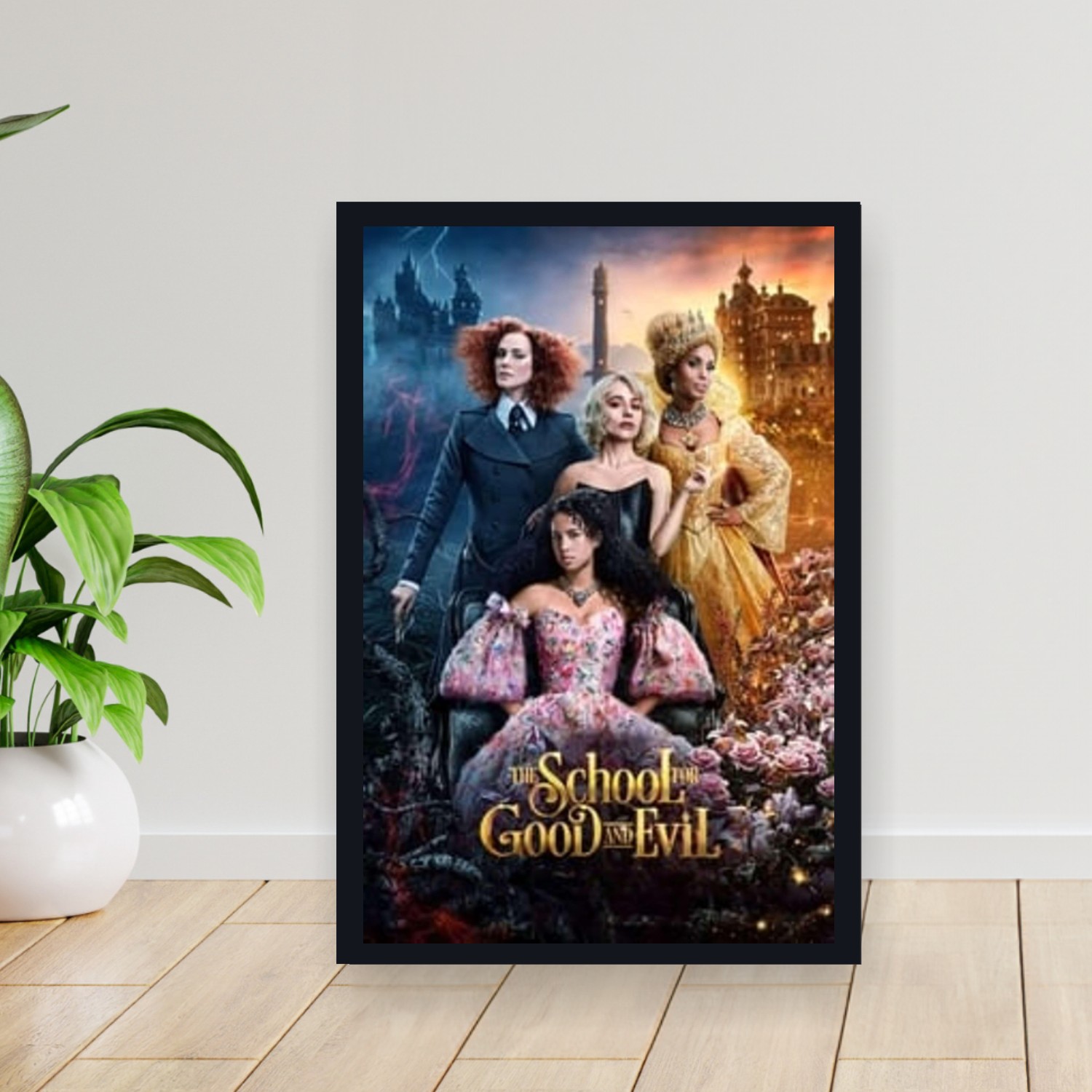 Cuadro 30x40cm Pelicula - The School for Good and Evil (2022)