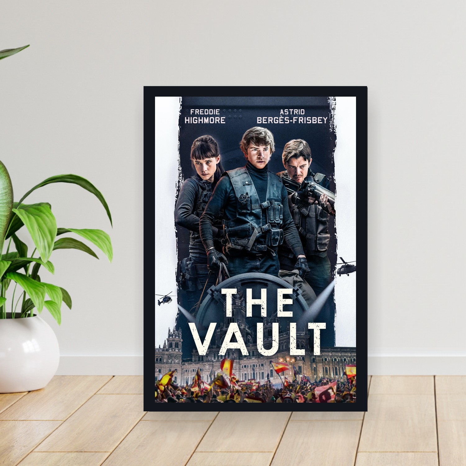 Cuadro 30x40cm Pelicula - The Vault (2021)