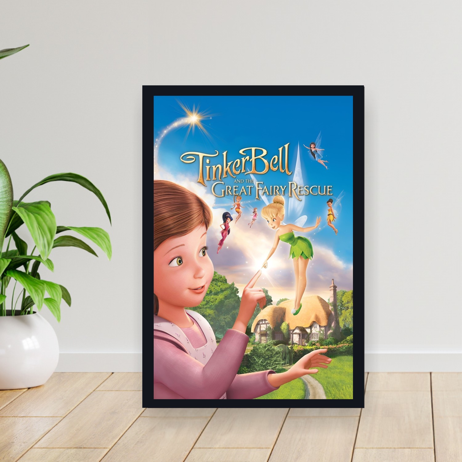 Cuadro 30x40cm Pelicula - Tinker Bell and the Great Fairy Rescue (2010)