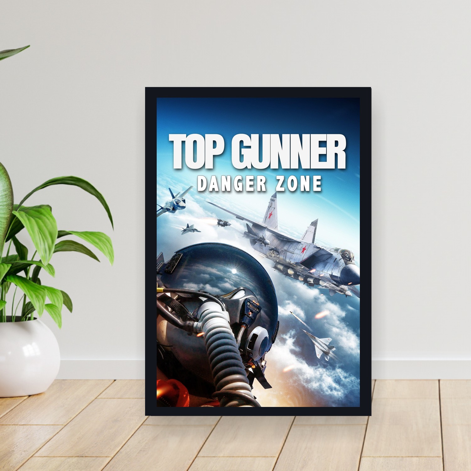 Cuadro 30x40cm Pelicula - Top Gunner Danger Zone (2022)