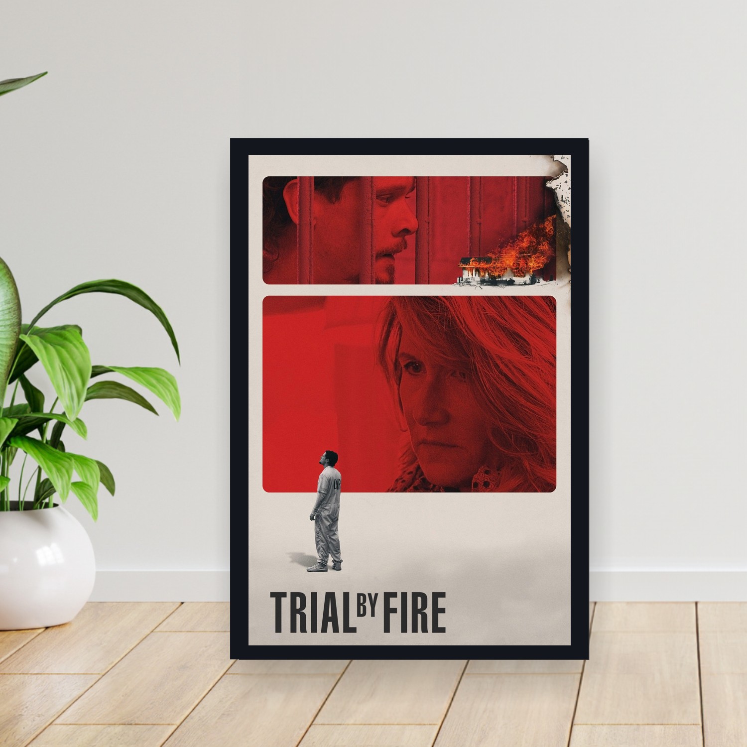 Cuadro 30x40cm Pelicula - Trial by Fire (2019)