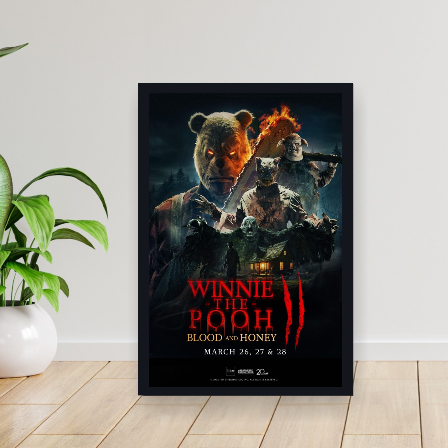 Cuadro 30x40cm Pelicula - Winnie the Pooh Blood and Honey 2 (2024)