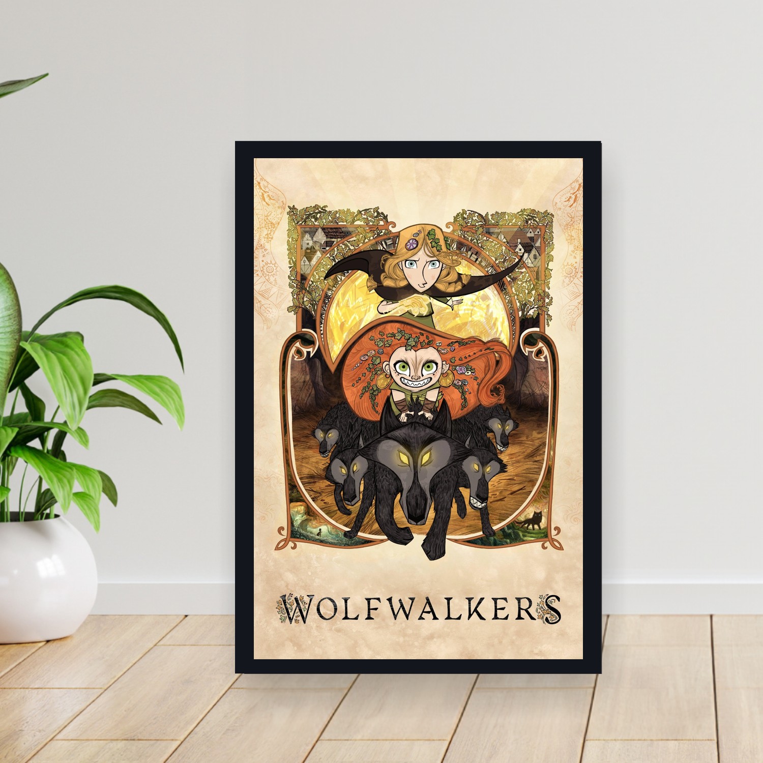 Cuadro 30x40cm Pelicula - Wolfwalkers (2020)